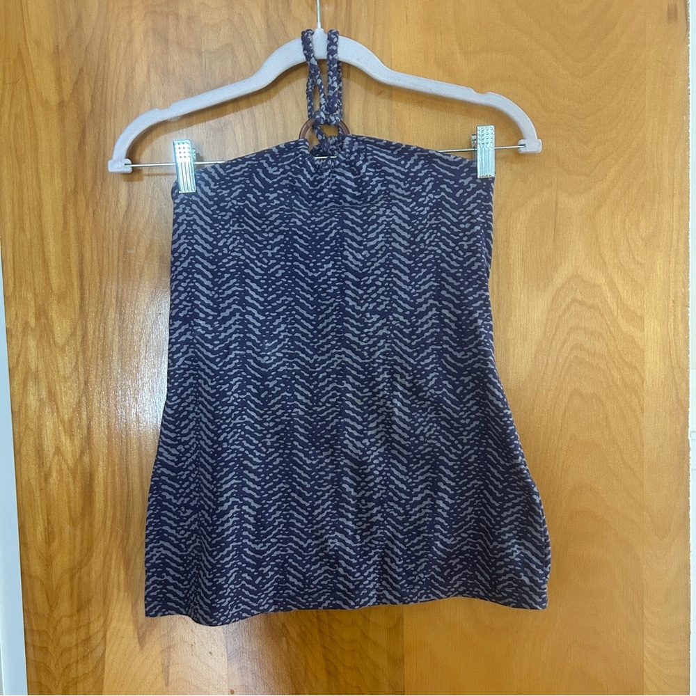Banana Republic Patterned Halter Top